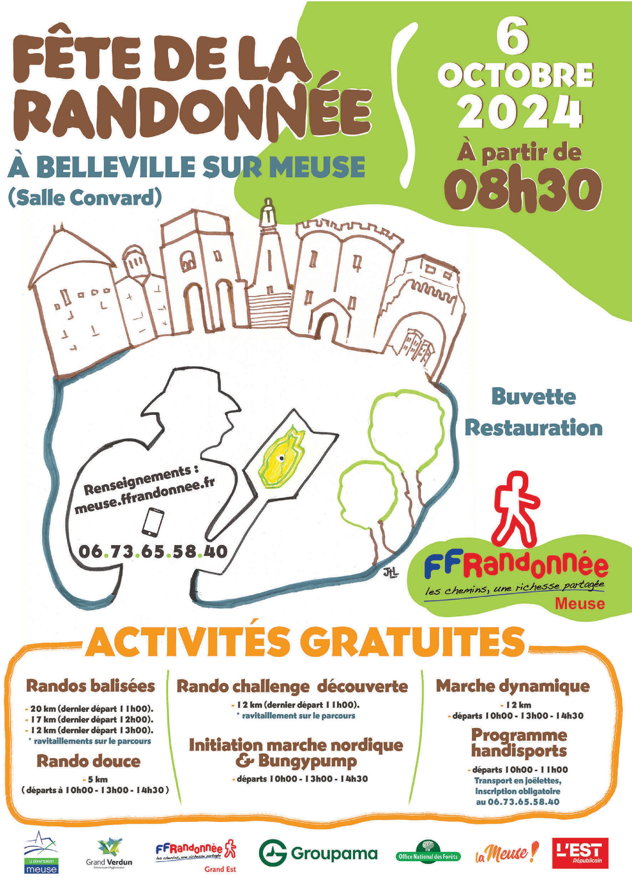 Fête de la RANDONNÉE à BELLEVILLE SUR MEUSE