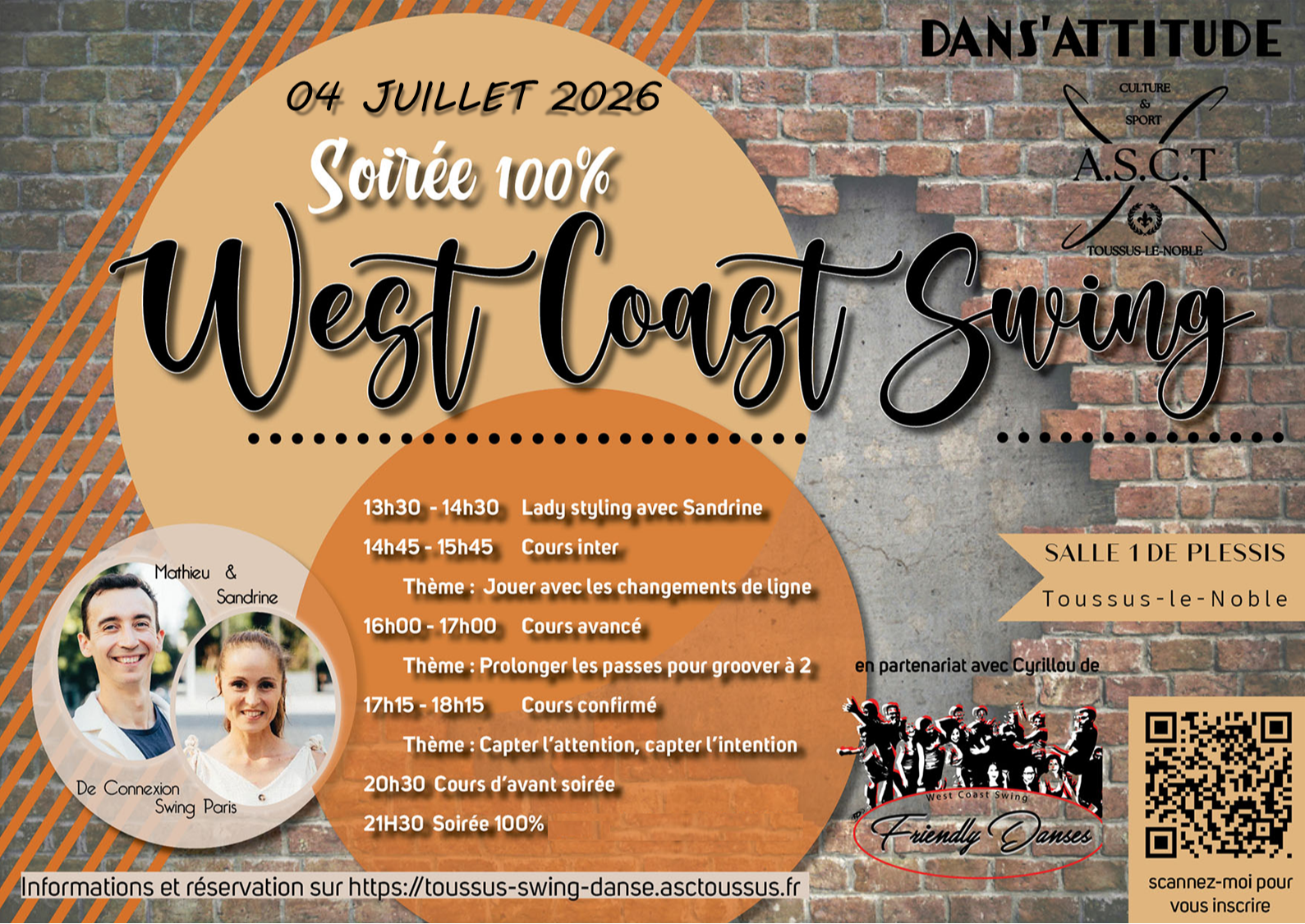 Stage de West Coast Swing le 04/07