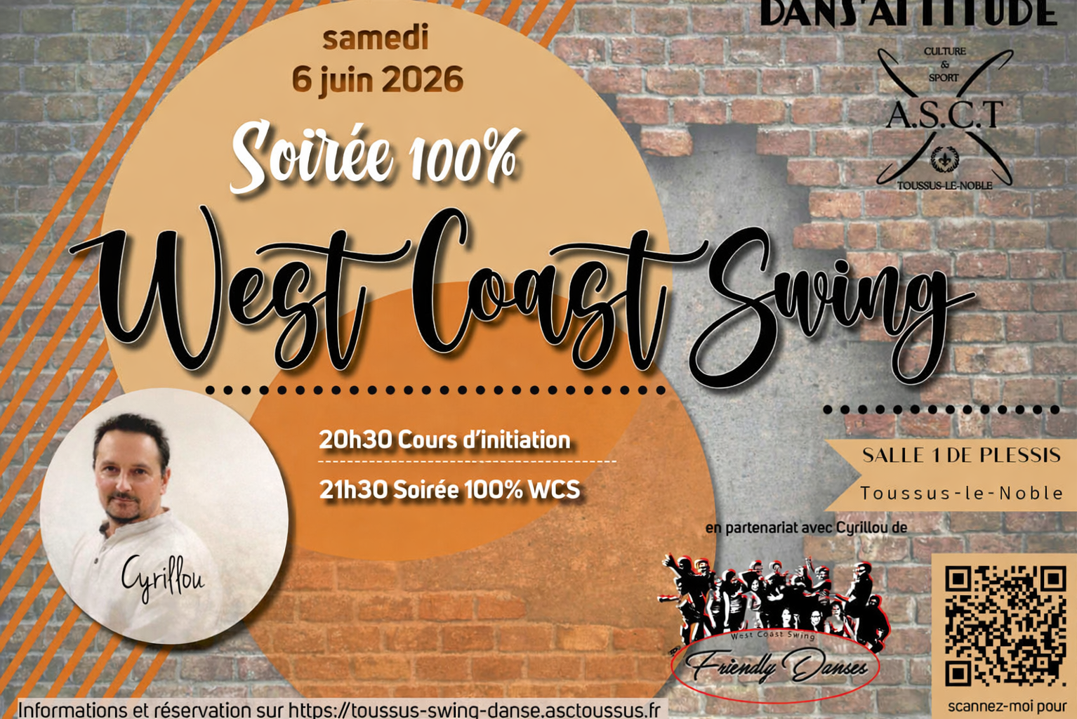 Soirée dansante West Coast Swing 06/06