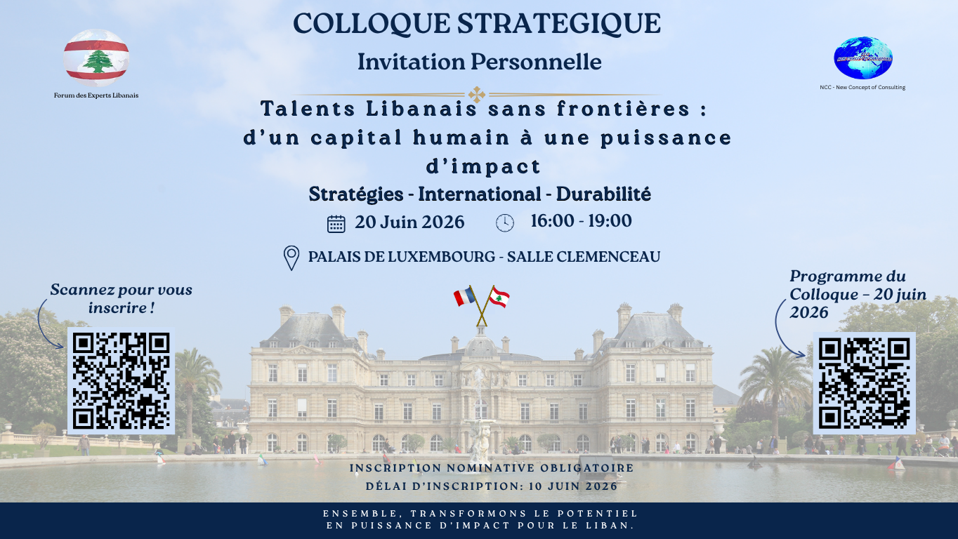 Colloque Talents Libanais sans frontières : capital humain à puissance d'impact