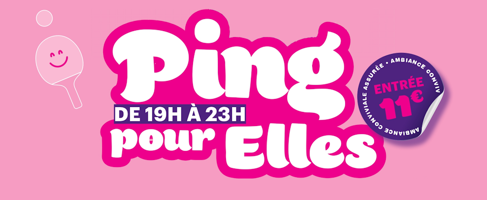Ping pour Elles - Edition 2026