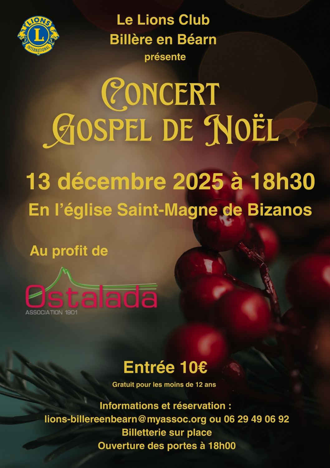 Concert Gospel de Noël