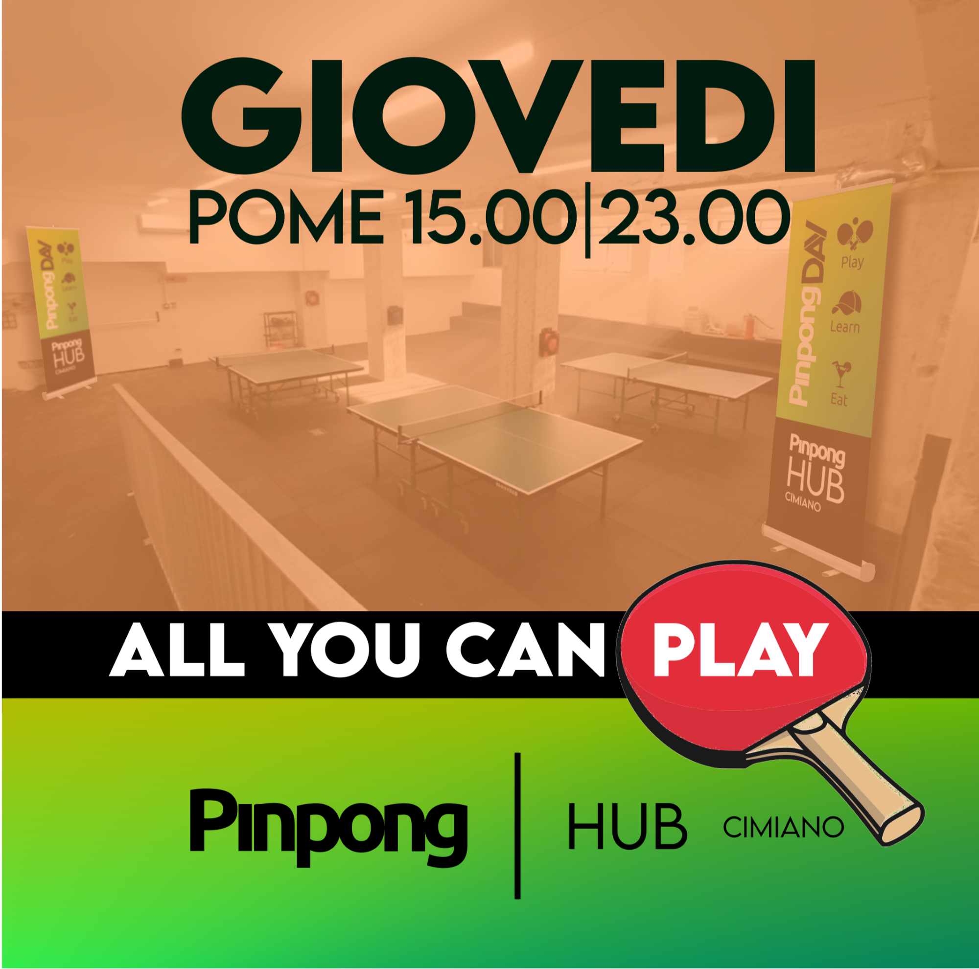 All You Can Play - Giovedi 12/03 Sera