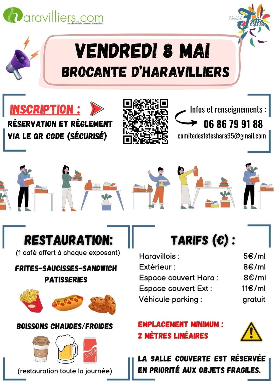 BROCANTE 8 MAI - HARAVILLIERS