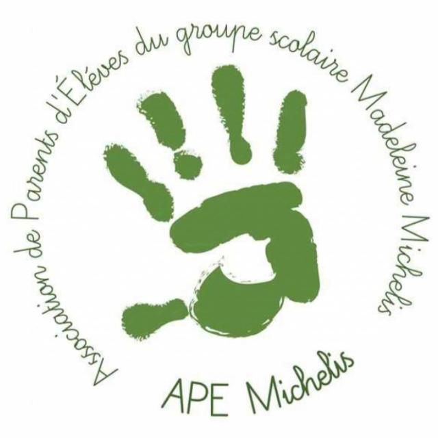 Logo association de parents d'élèves du groupe scolaire madeleine michelis