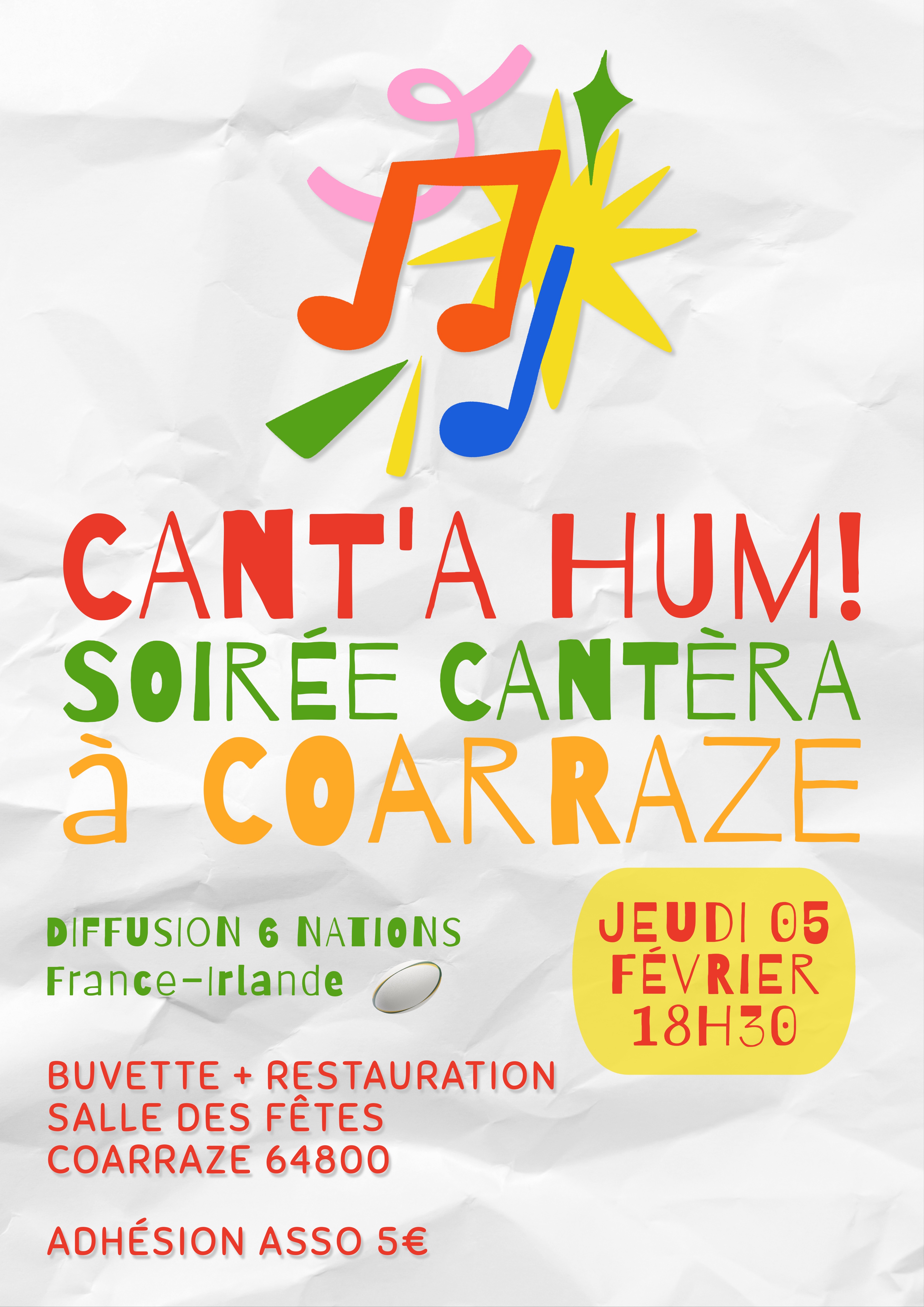 SOIRÉE CANTÈRA