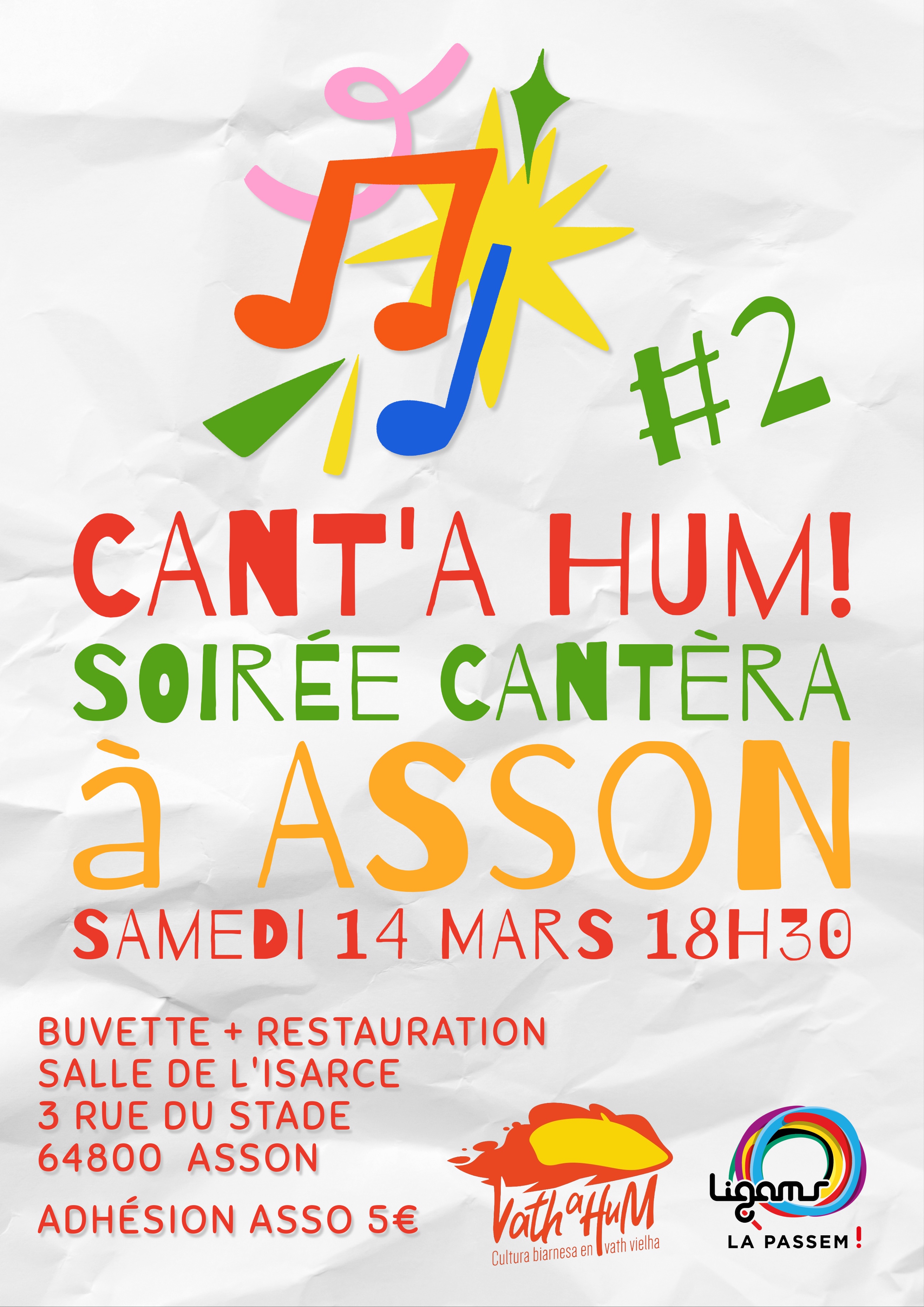 SOIRÉE CANTÈRA