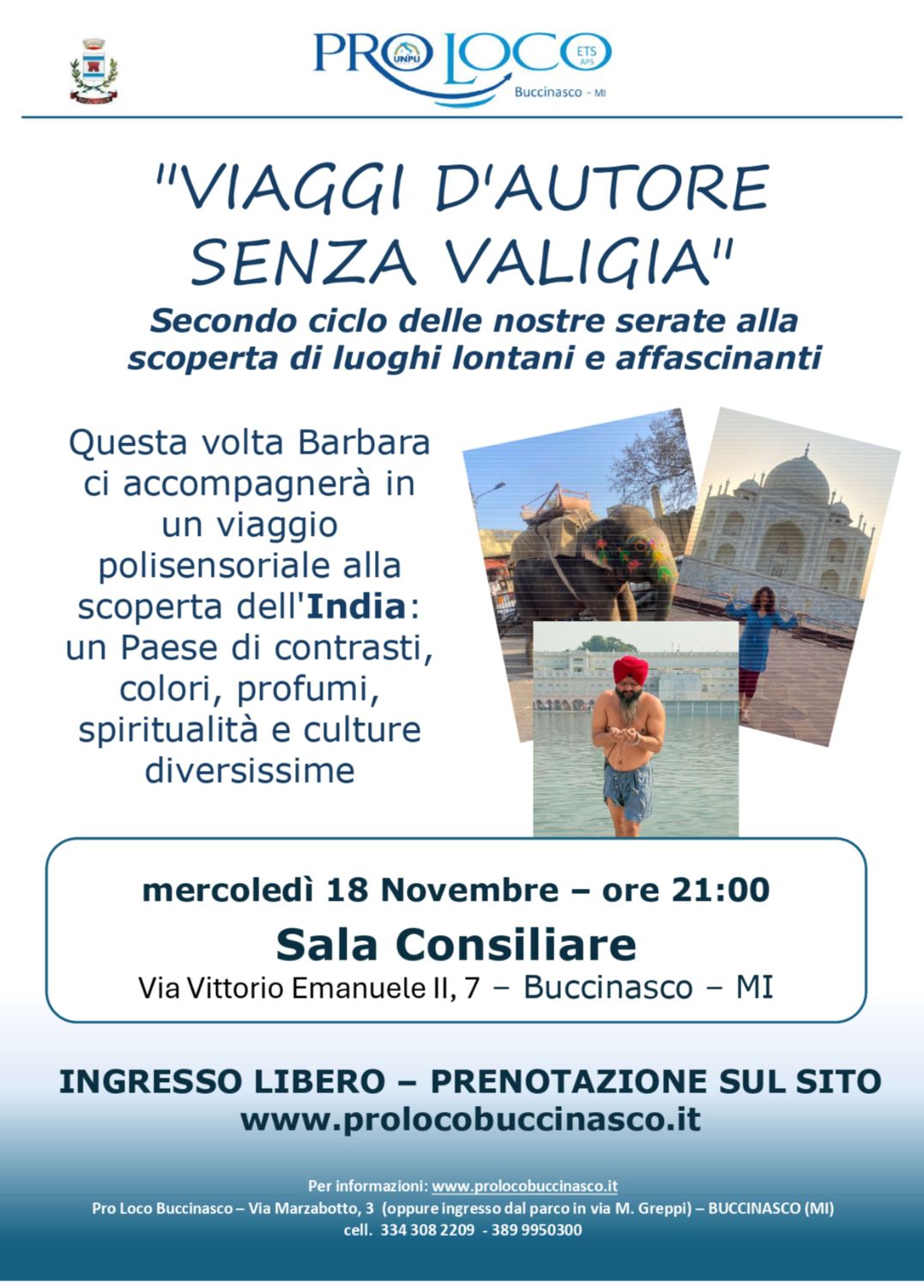 Viaggi d'autore senza valigia: INDIA