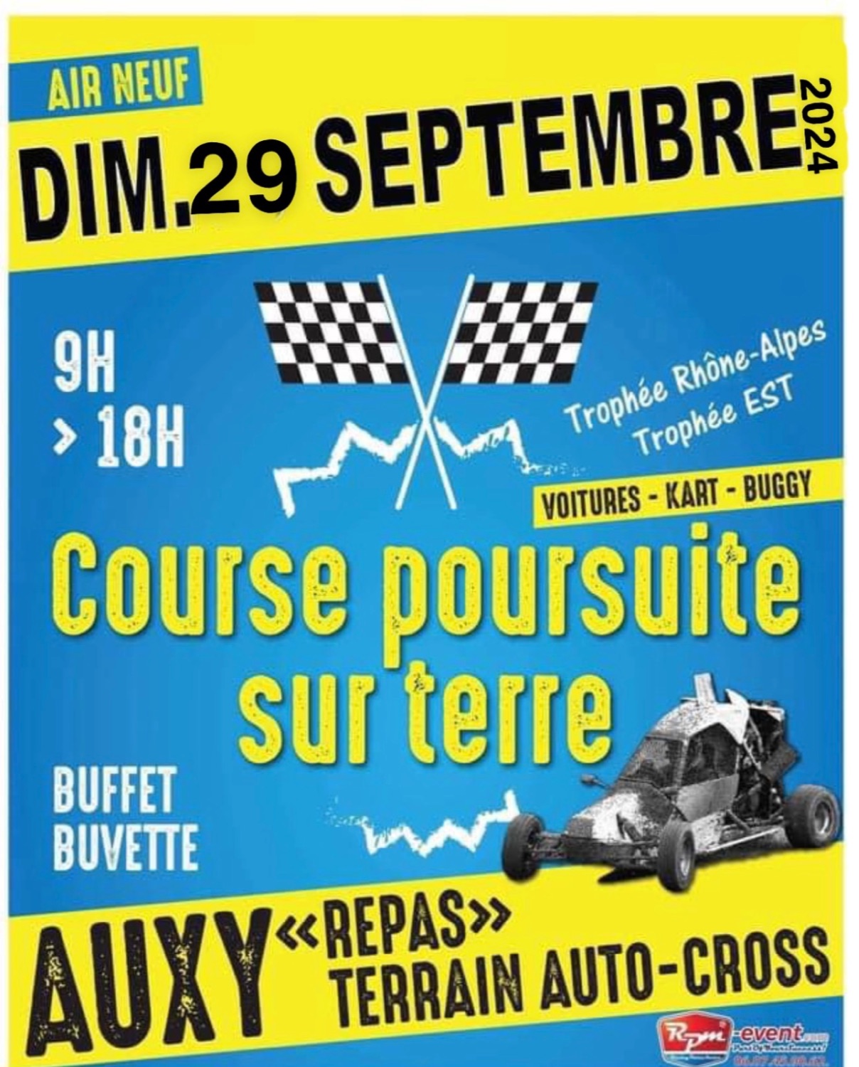 Course Auxy inscription trophée Est