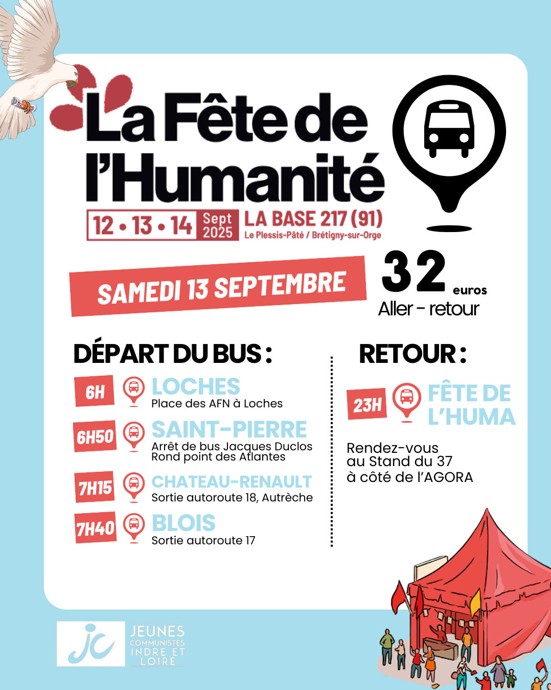 BUS ALLER RETOUR SAMEDI