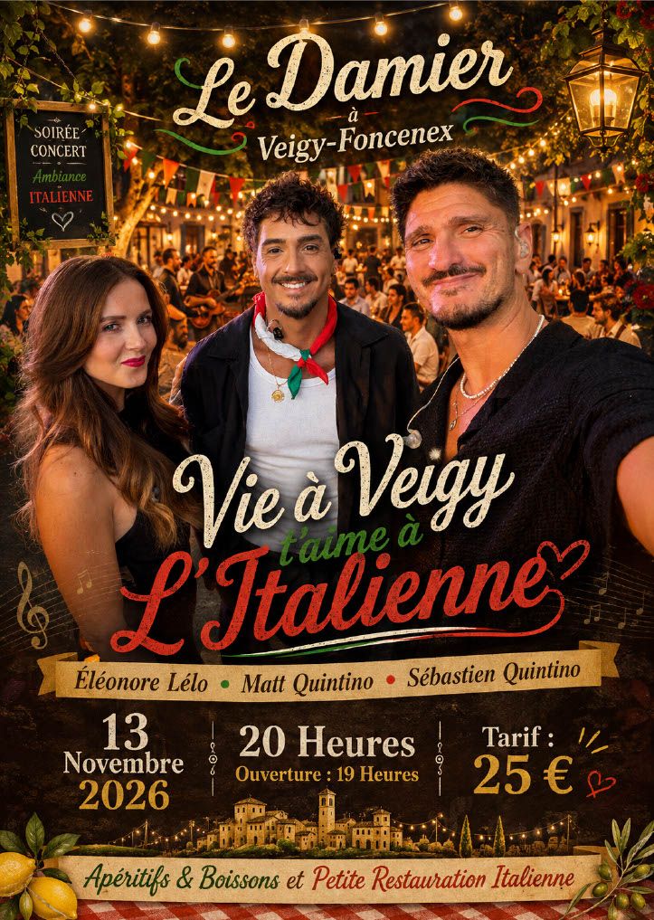 SPECTACLE T'AIME A L'ITALIENNE