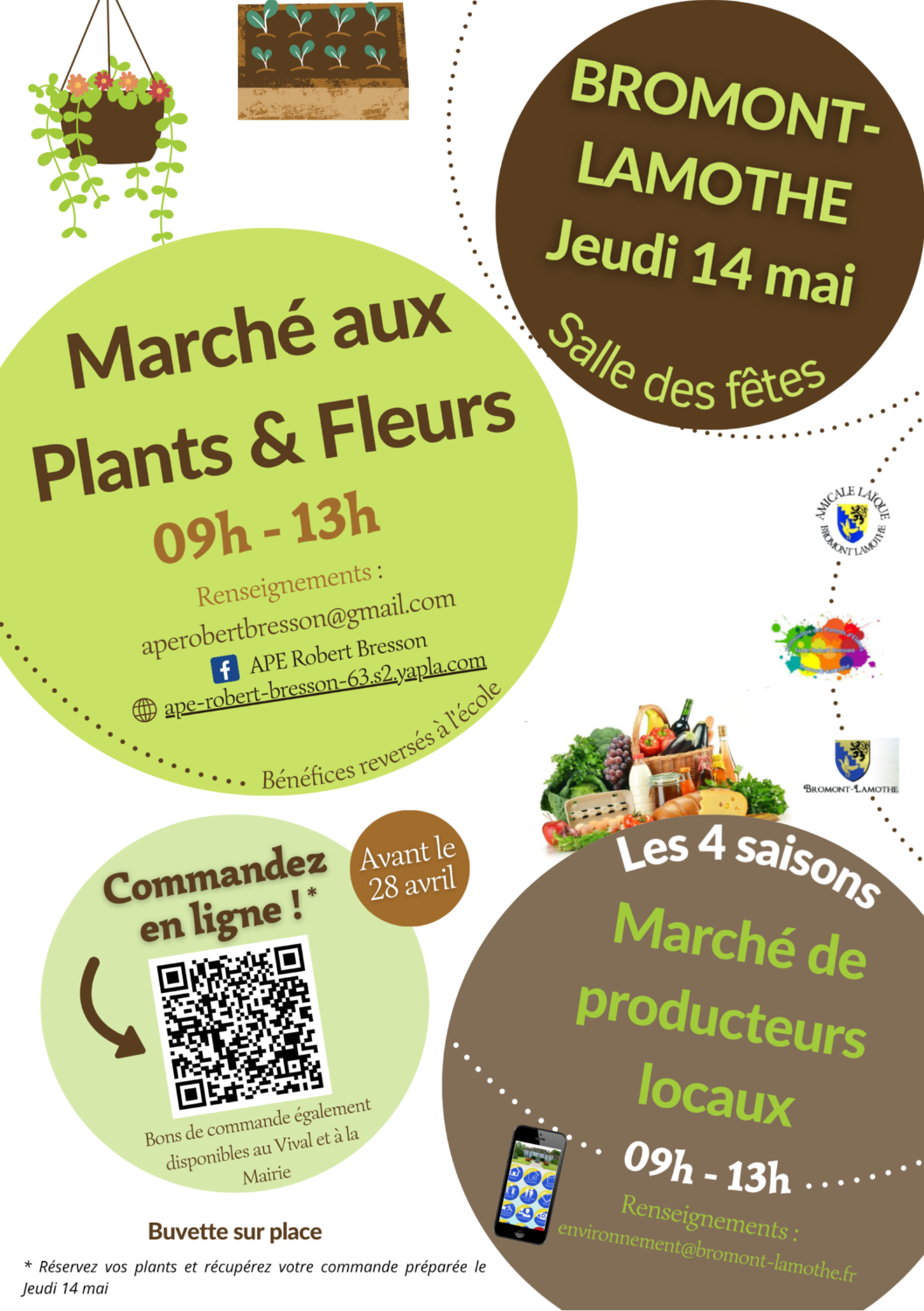 Marché aux plants et fleurs