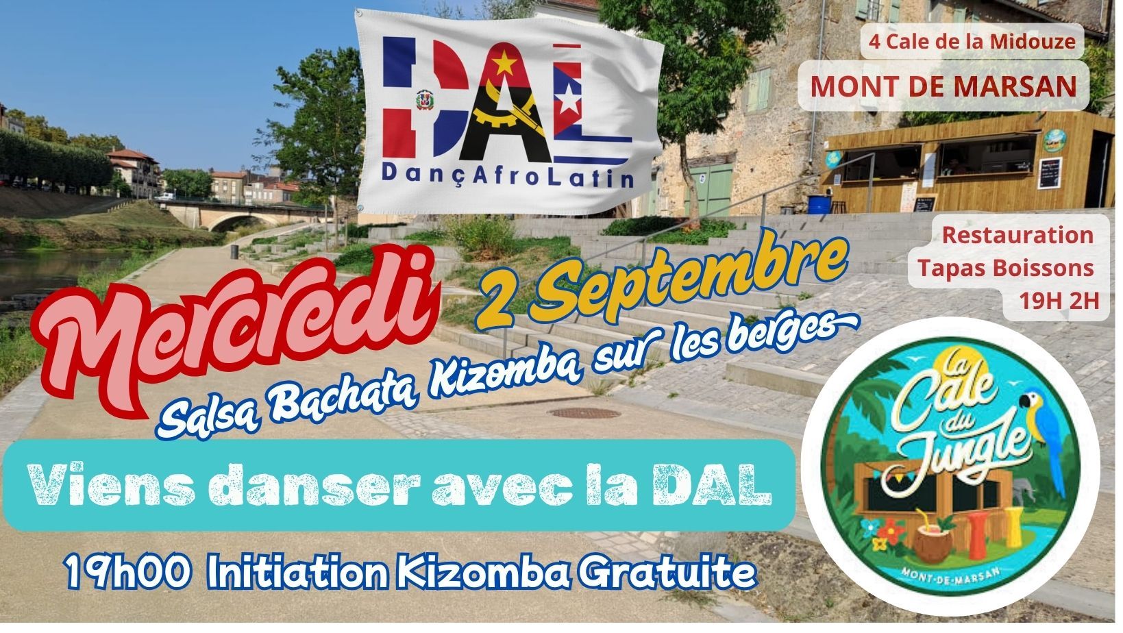 Soirée sur les berges