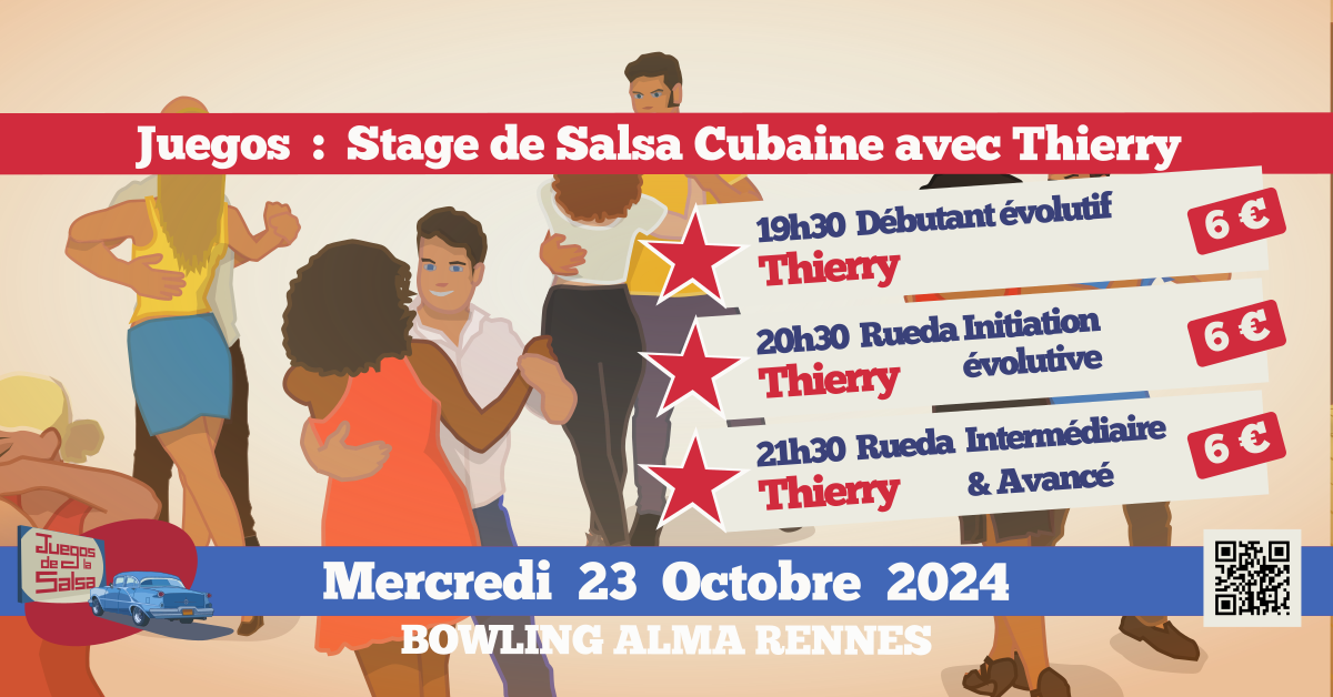 Juegos : Stages Salsa avec Thierry au Bowling Alma à Rennes