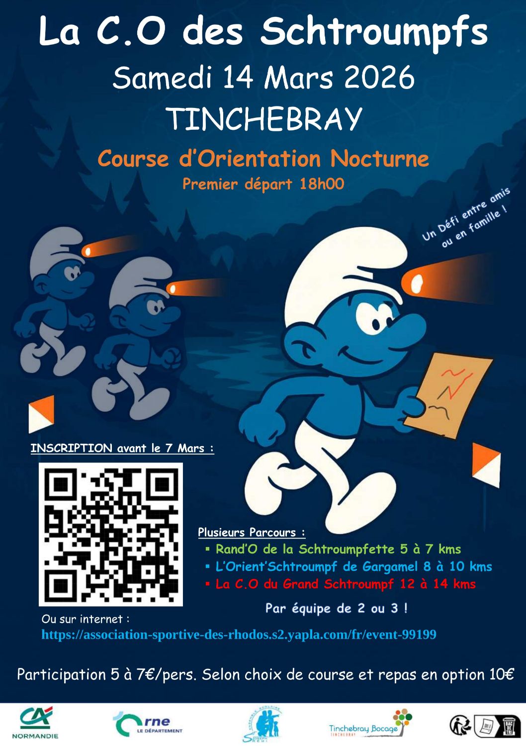 La Course d'Orientation des Schtroumpfs