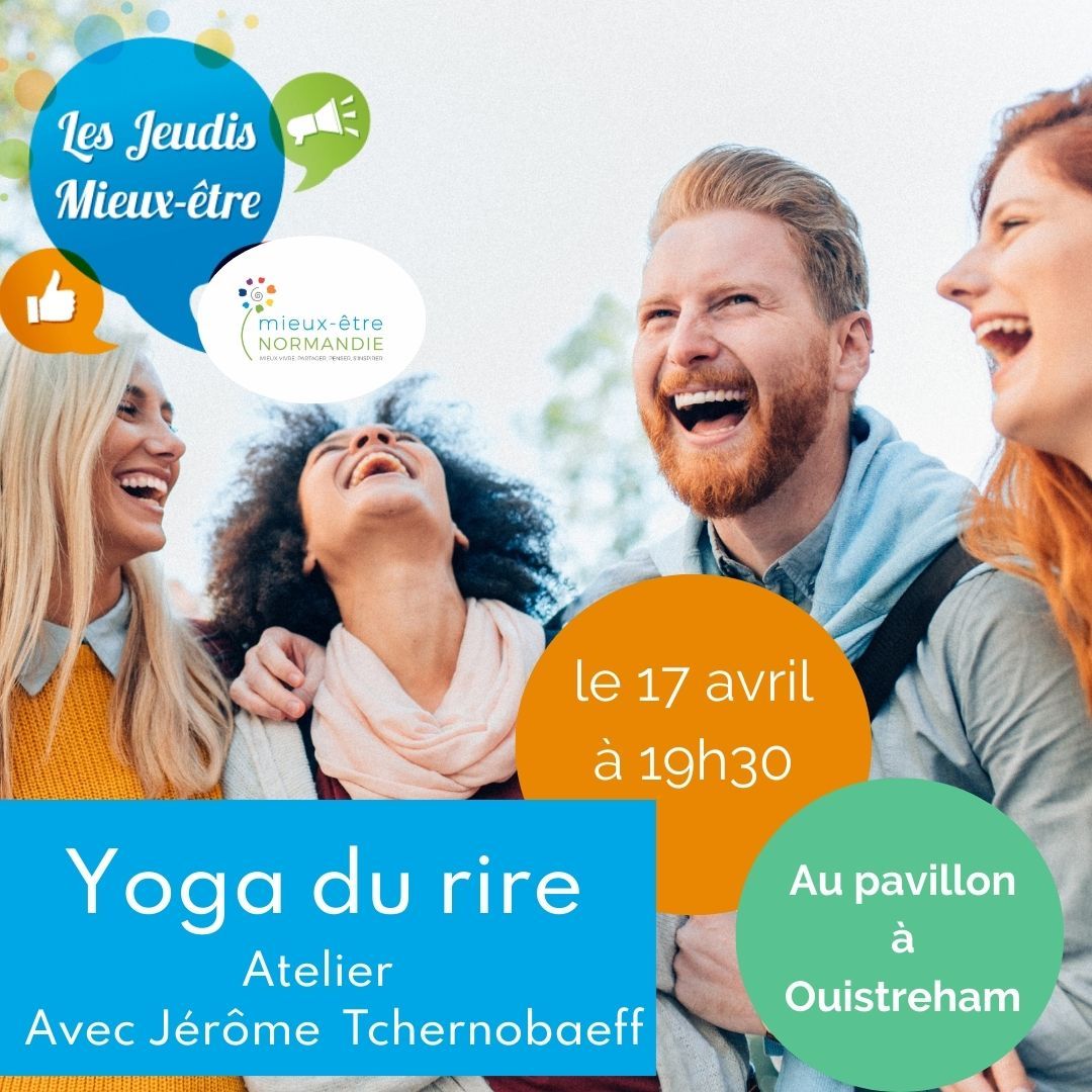 Jeudi Mieux Être17 avril 2025 19h30 : Yoga du rire