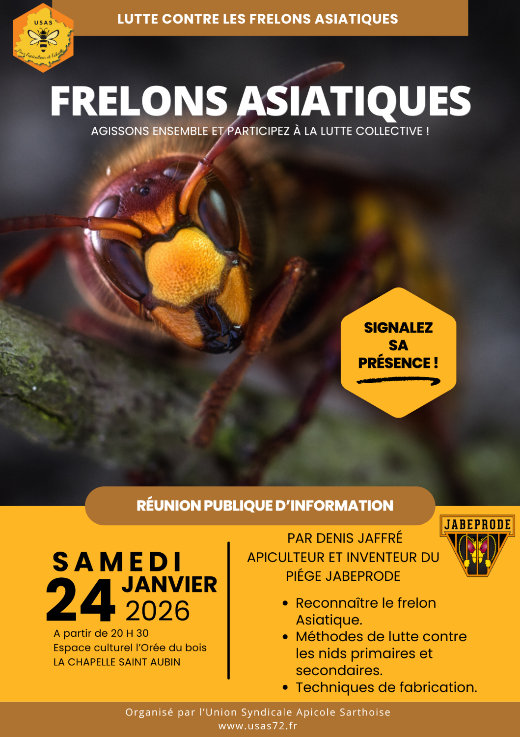 Réunion publique FRELON ASIATIQUE