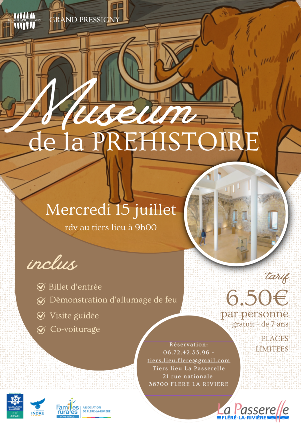 Sortie au musée de la préhistoire