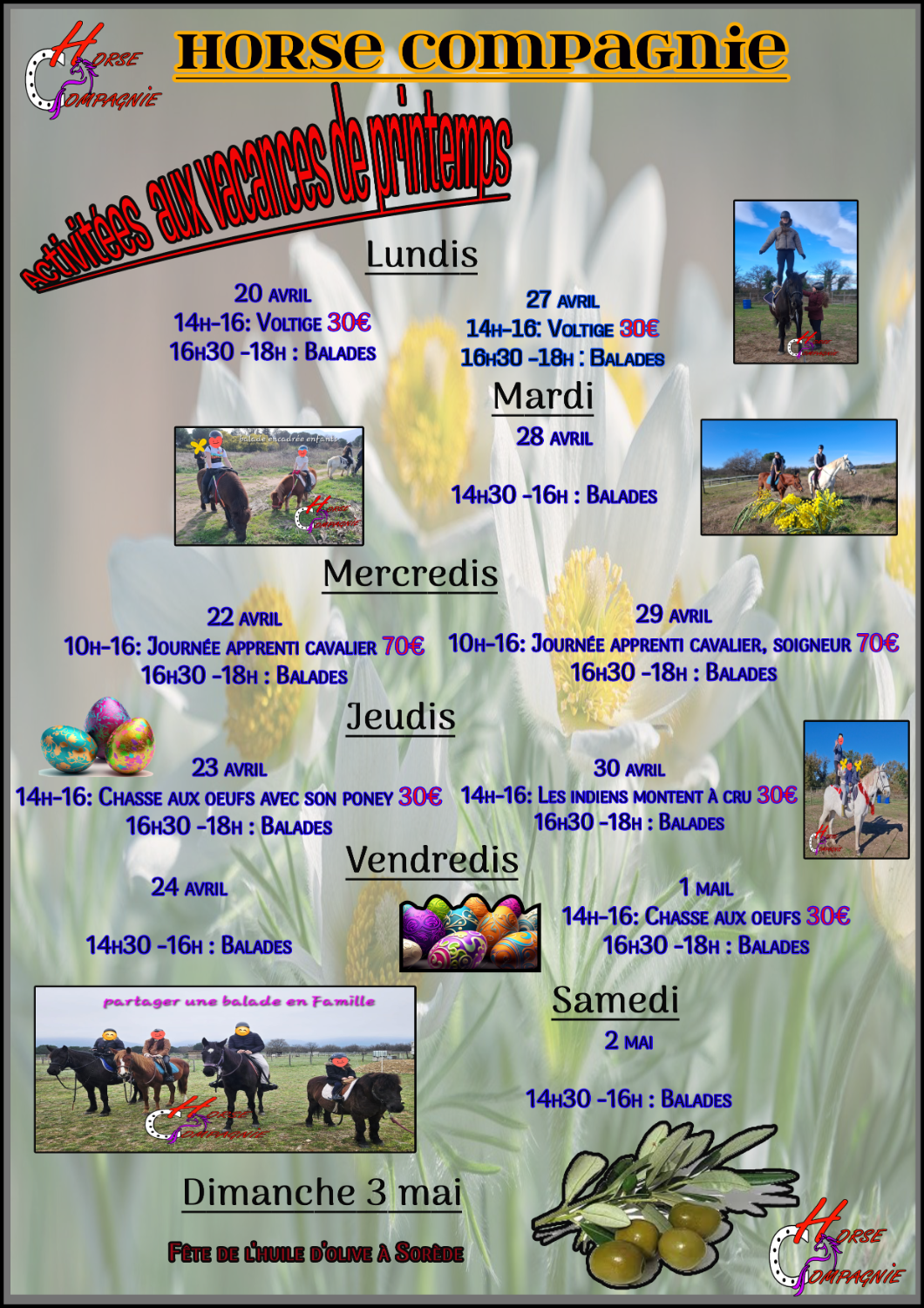 Vacances de printemps