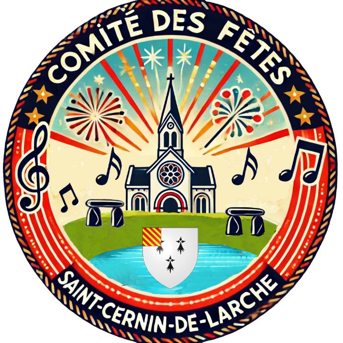Logo Comité des fêtes St Cernin de Larche