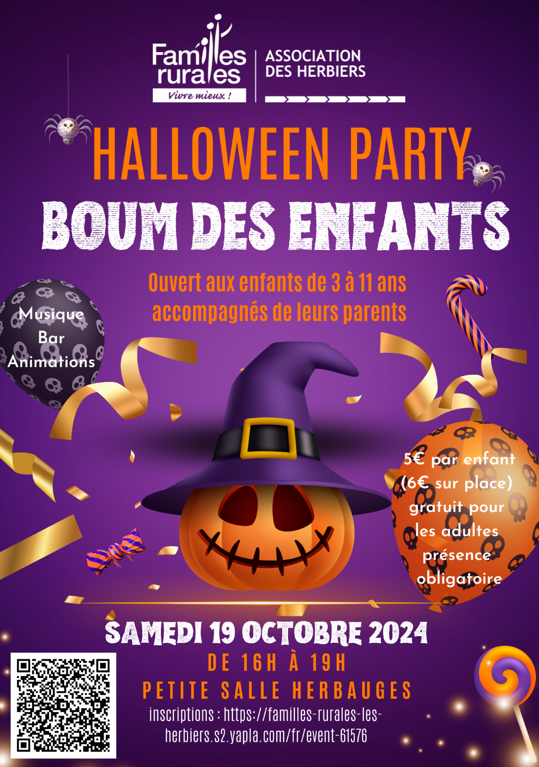 Boum des enfants - Halloween party