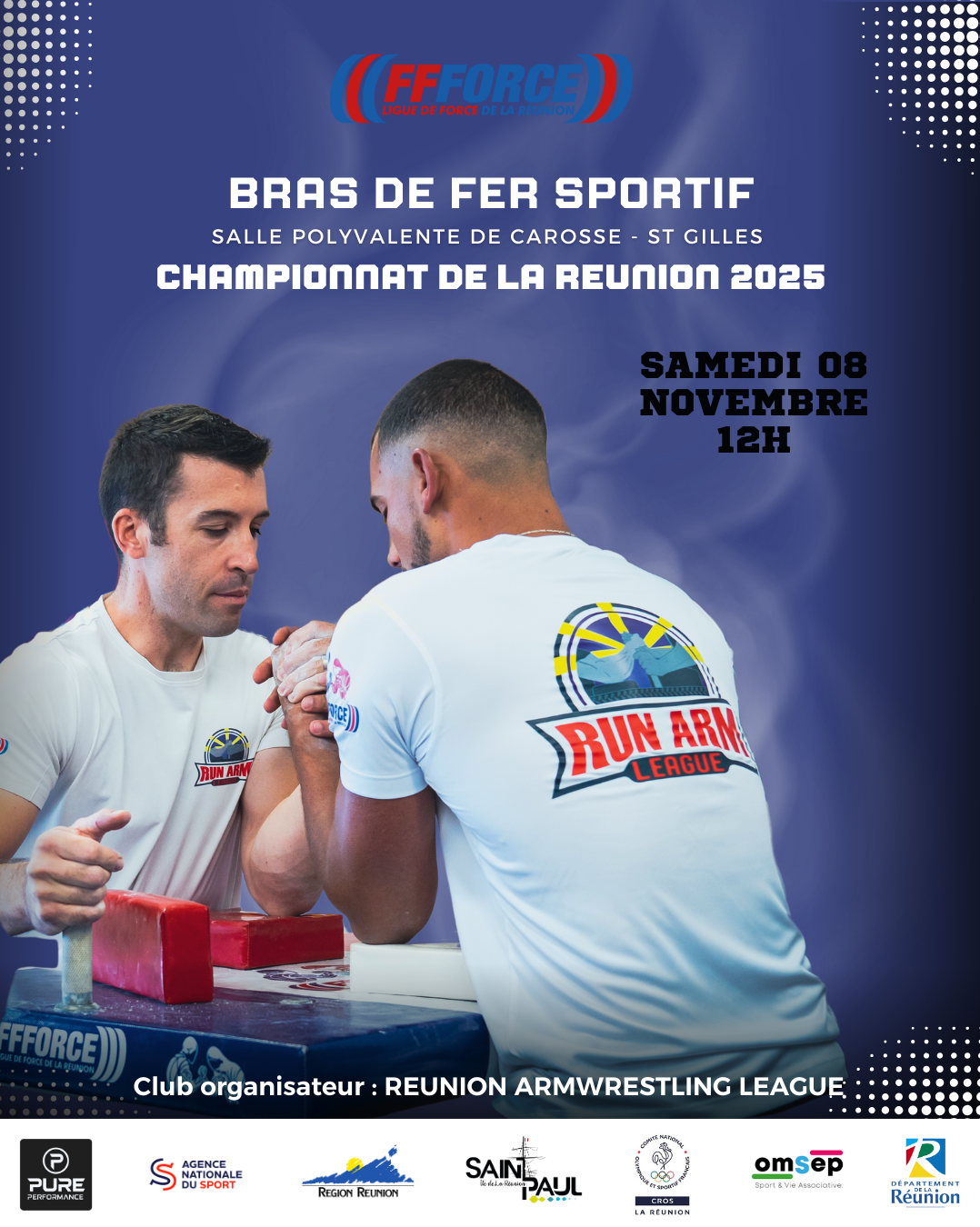 Championnat de la réunion 2025 - Bras de fer sportif