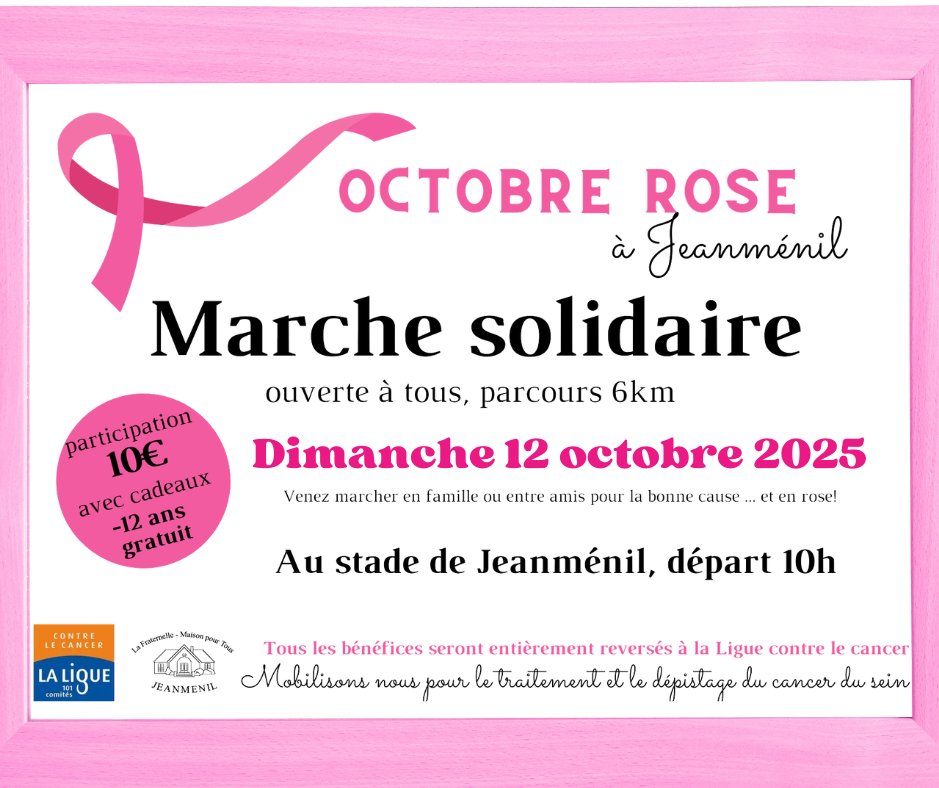Marche Octobre Rose 2025