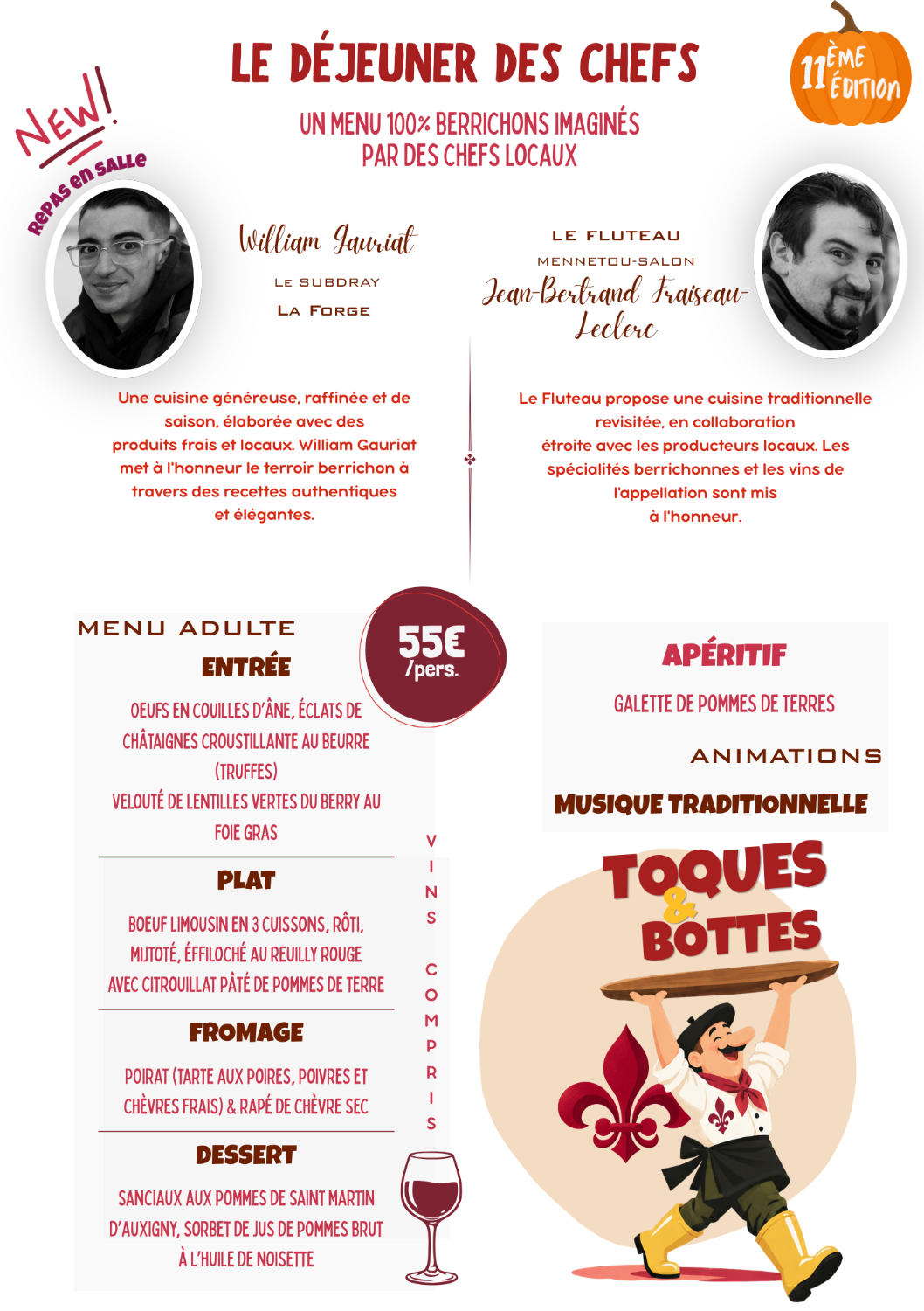 TOQUES & BOTTES - 22 NOVEMBRE