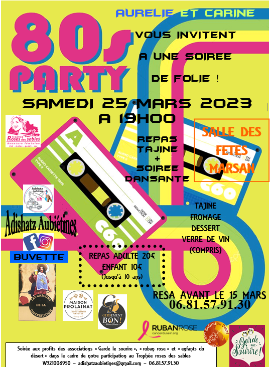 SOIREE ANNEES 80