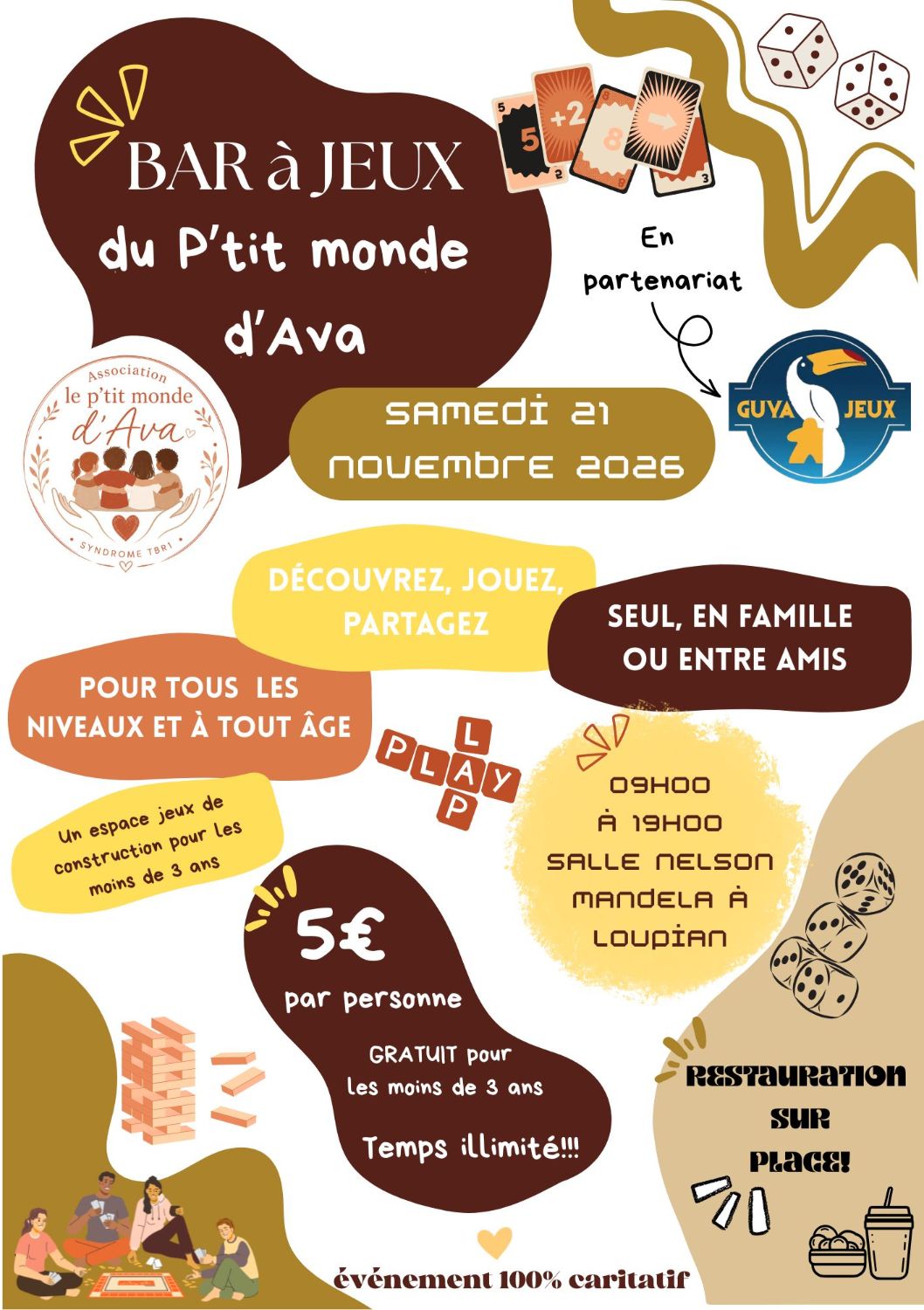 Bar à jeux du P'tit monde d'Ava