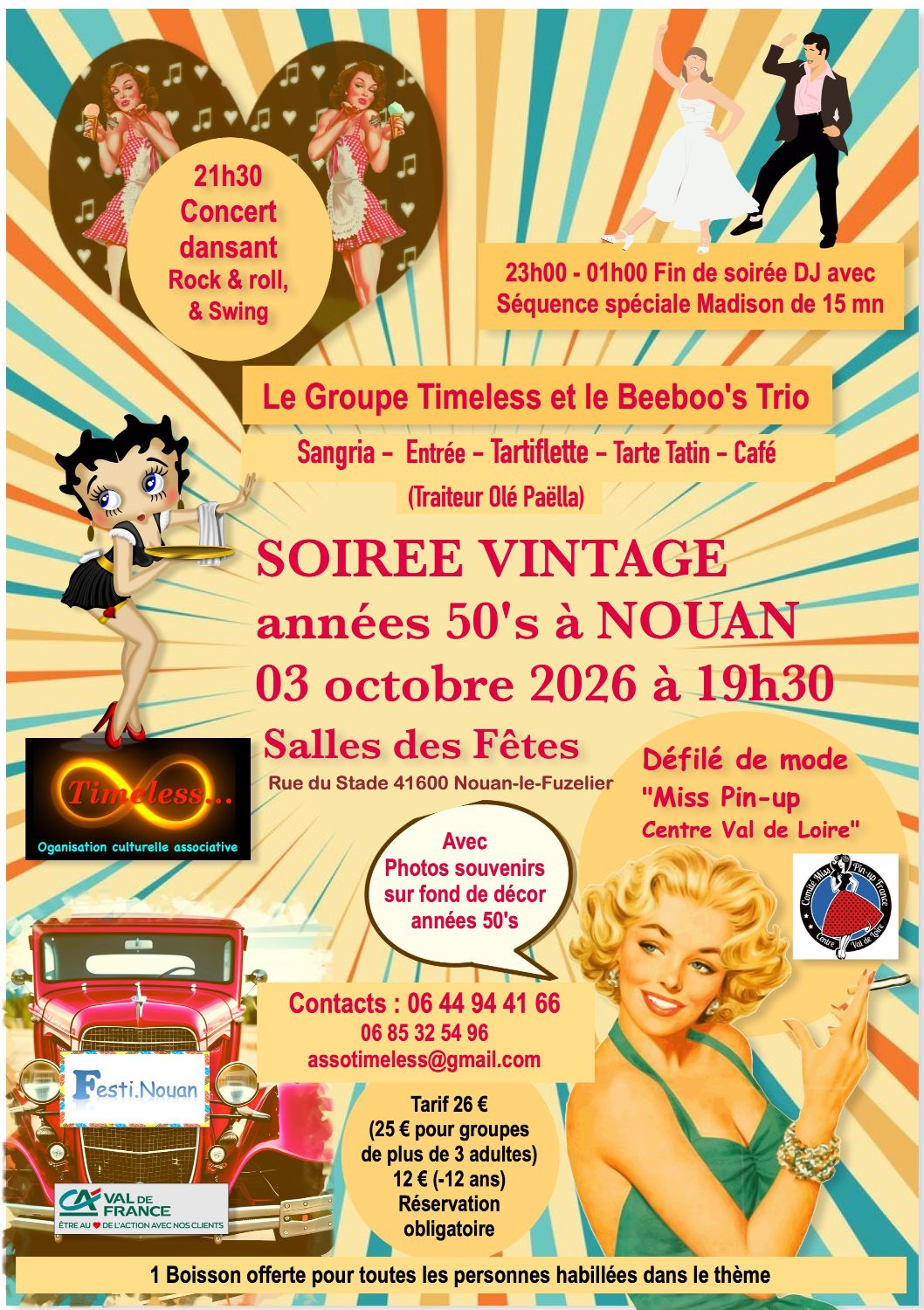 Soirée Vintage années 50's à Nouan
