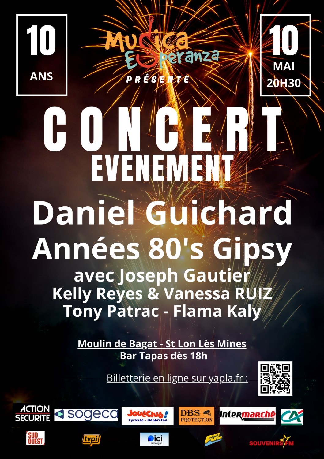 CONCERT ÉVÉNEMENT DES 10 ANS