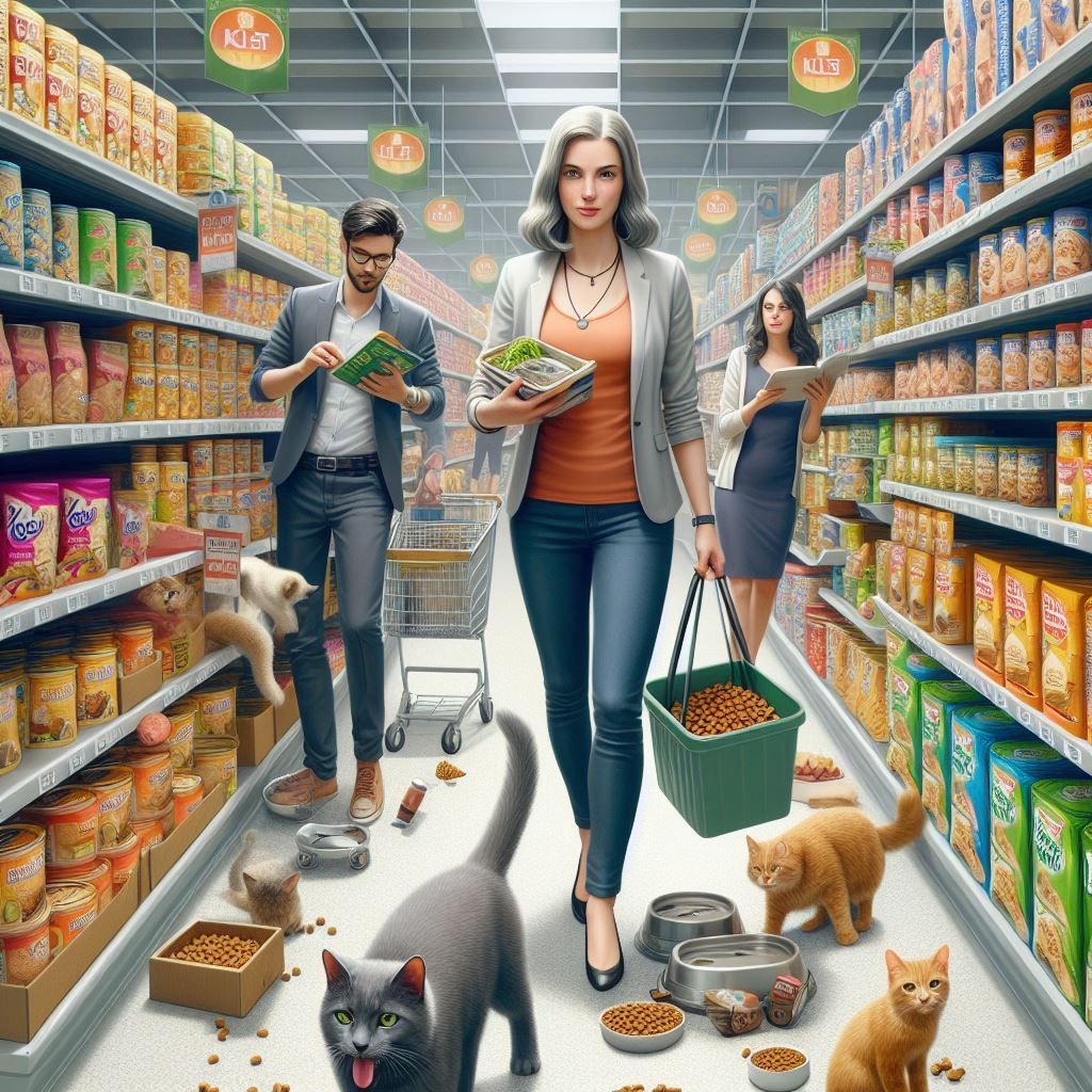 Collecte de nourriture pour les chats libres et errants