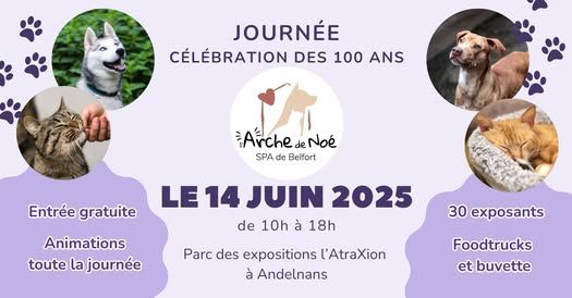 Participation aux 100 ans de la SPA de Belfort