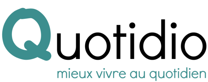 Logo Quotidio, mieux vivre au quotidien