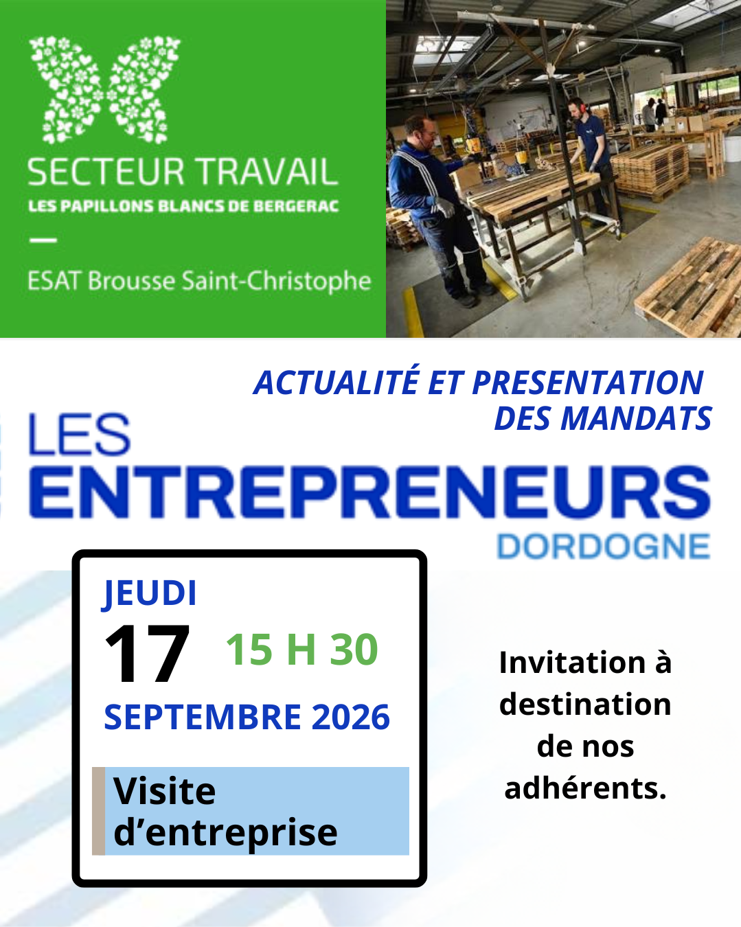 VISITE D'ENTREPRISE 