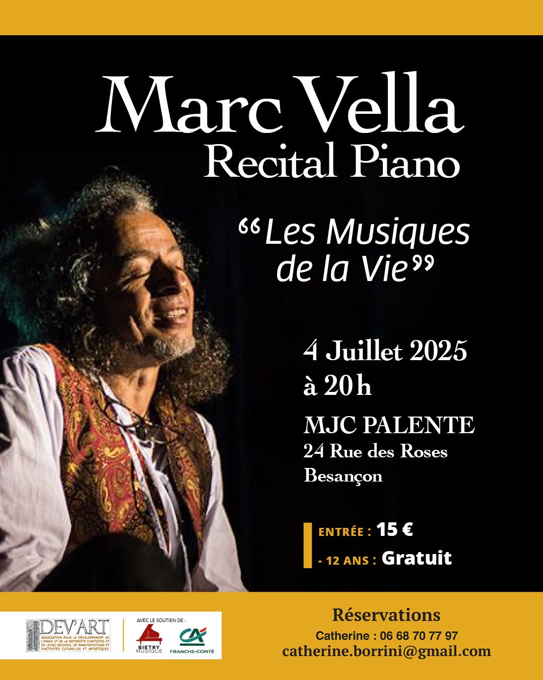 MARC VELLA  RECITAL PIANO  
