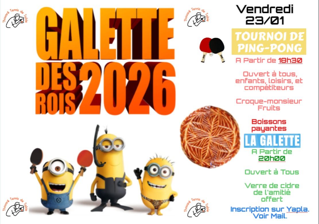 Tournoi et Galette des Rois 2026
