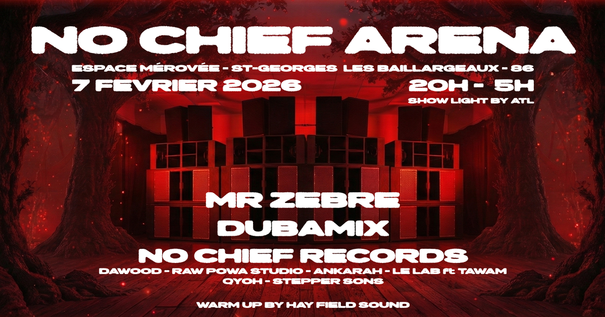 No Chief Arena : Dubamix et Mr Zebre, Dawood Sound System 8 bass