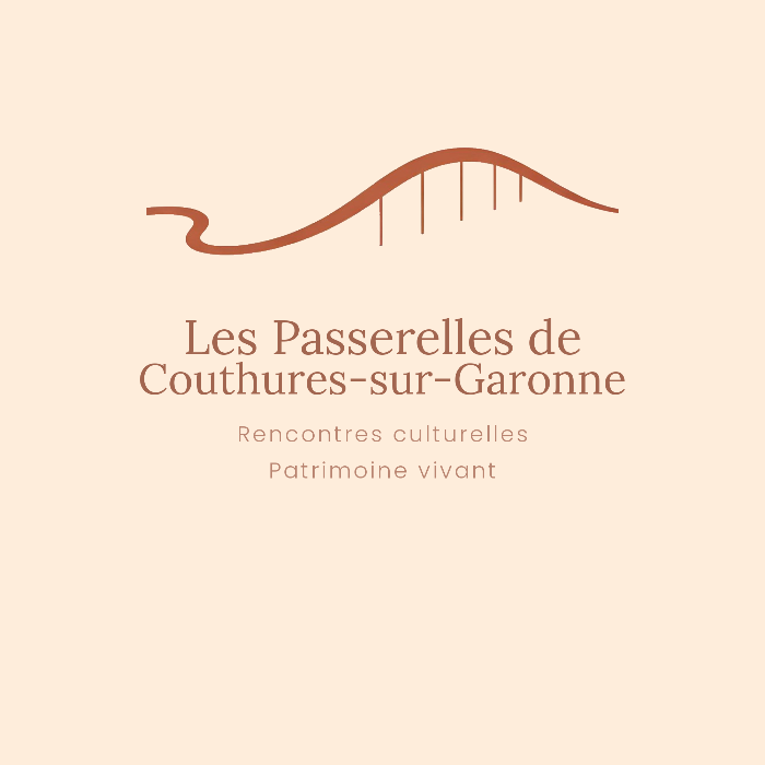 Logo Les Passerelles de Couthures-sur-Garonne. Rencontres culturelles et Patrimoine vivant
