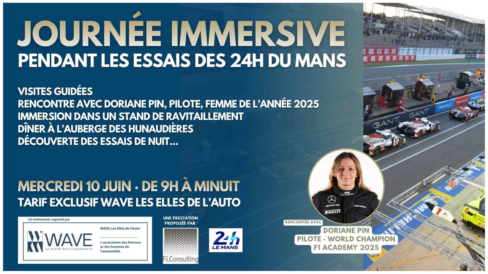 Immersion VIP au sein d'une écurie lors des essais des 24h du Mans