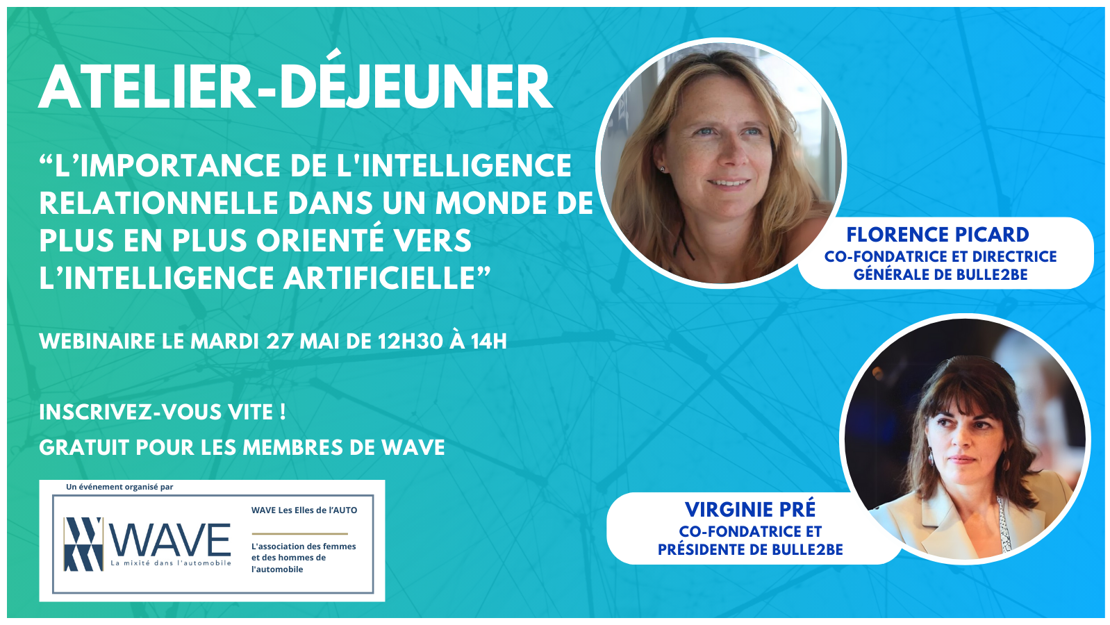 Atelier déjeuner avec Bulle2Be sur l'intelligence relationnelle