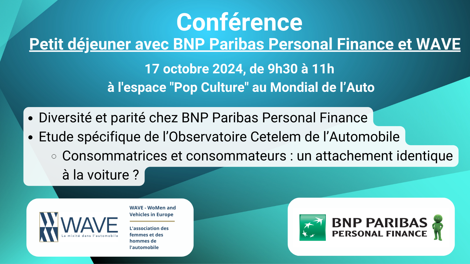 Conférence - BNP Paribas Personal Finance