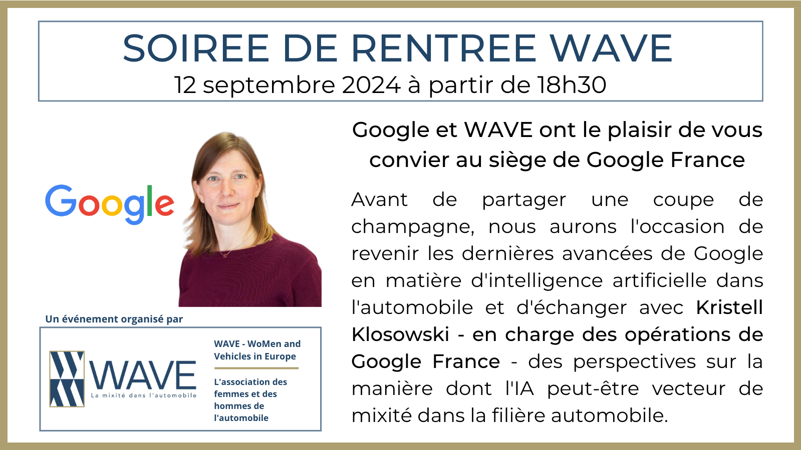 Soirée de rentrée WAVE 2024