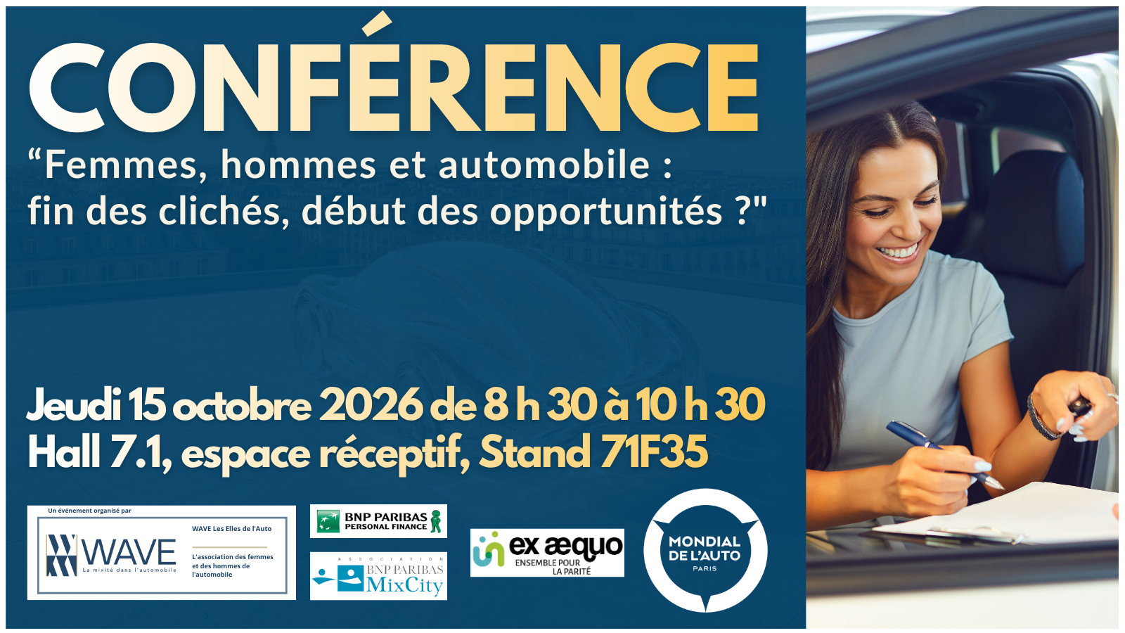 Mondial de l'Auto - Conférence avec BNP Paribas Mobility