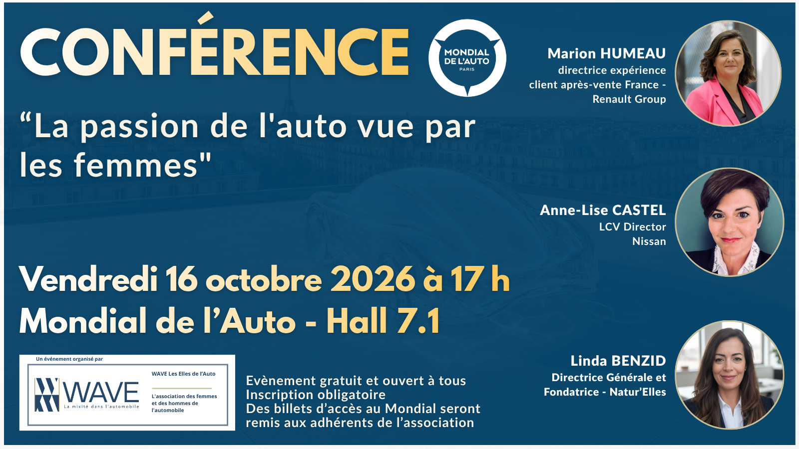 Mondial de l'Auto - Conférence 