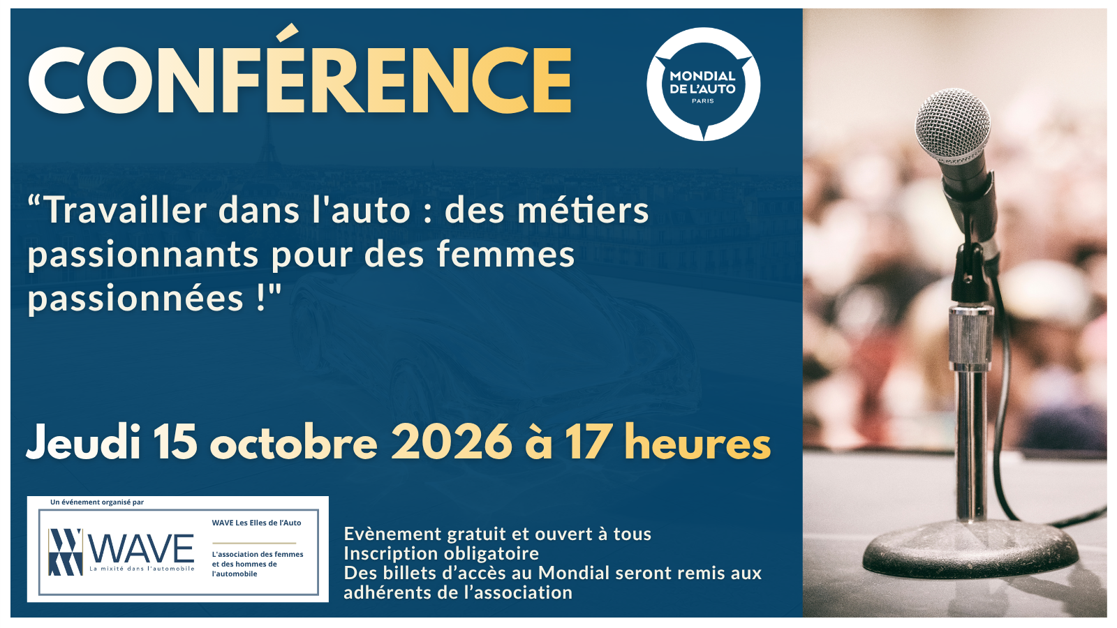 Mondial de l'Auto - Conférence 