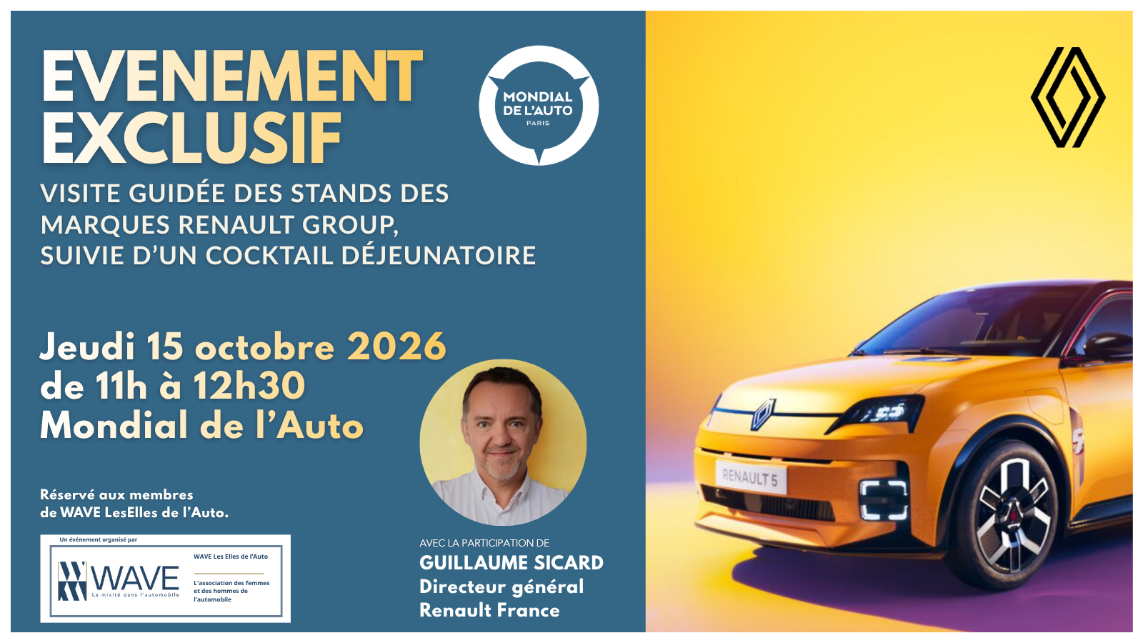 Mondial de l'Auto - Visite guidée des stands Renault