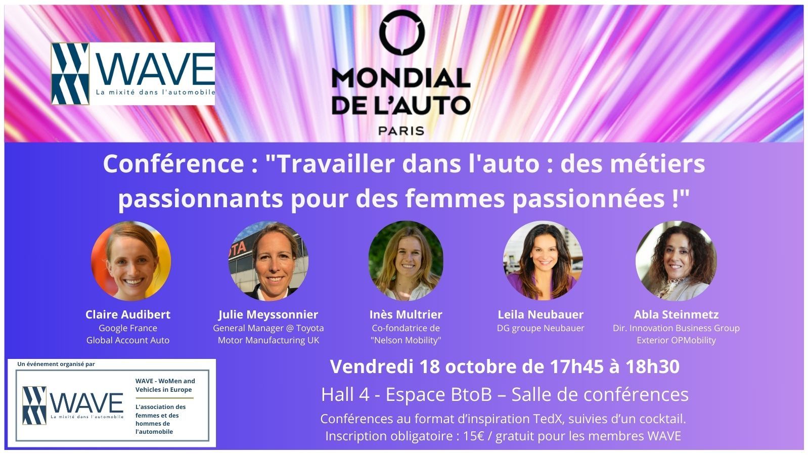 Mondial de l'Auto : Conférence 