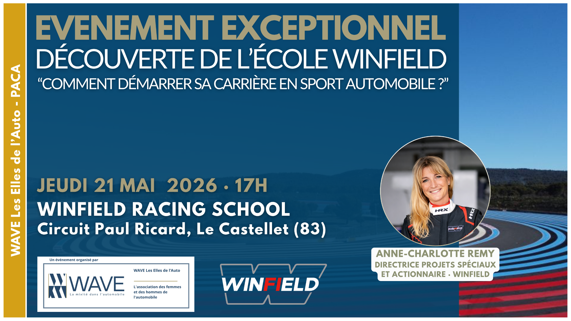 Découverte de l'école Winfield Racing School